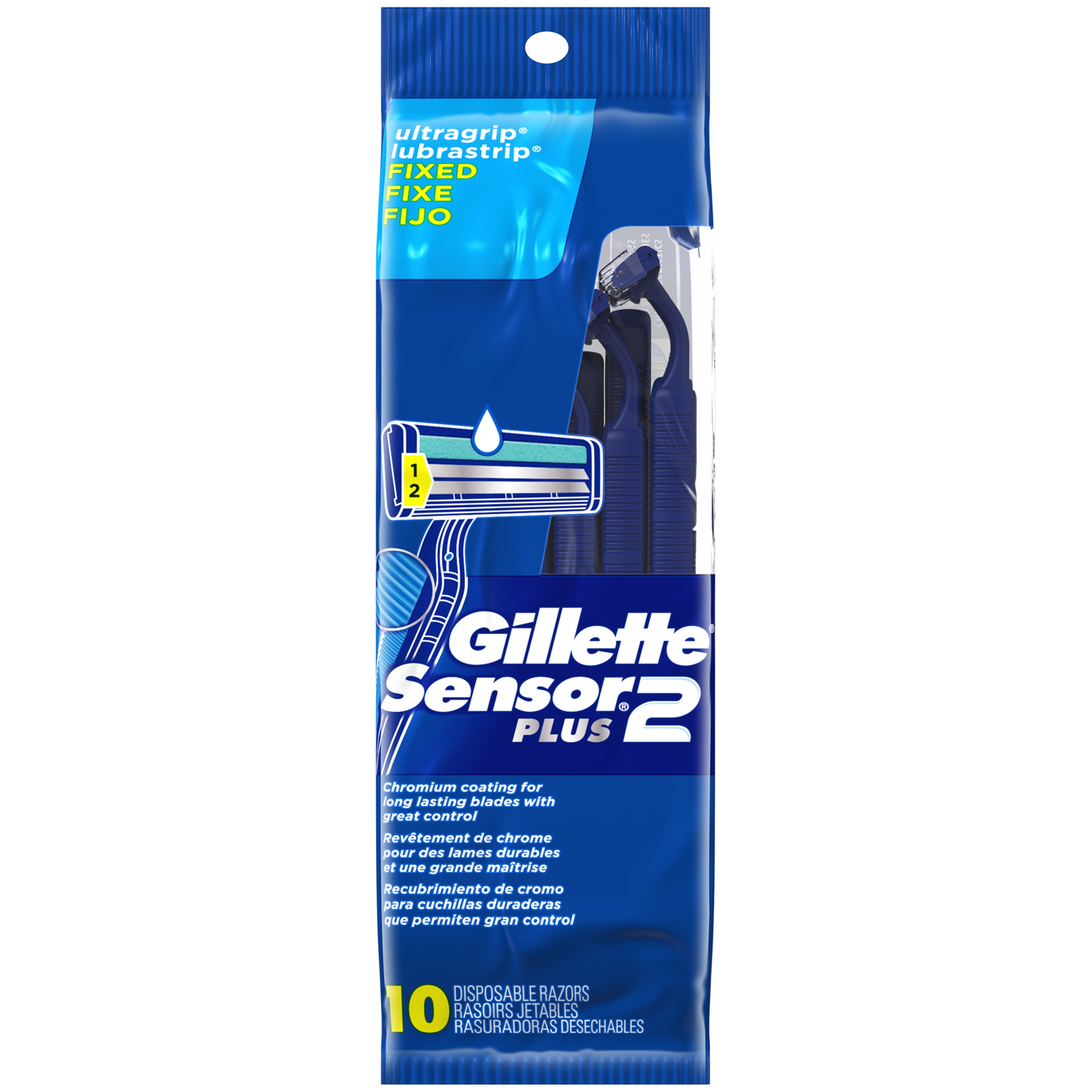 Gillette Custom+ Refill Sens Blades 10 By Procter & Gamble Dist Co USA 