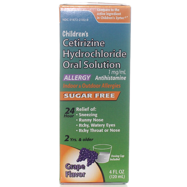 Cetirizine 1Mg/ ml Solution 4 oz By Taro Pharmaceuticals USA 