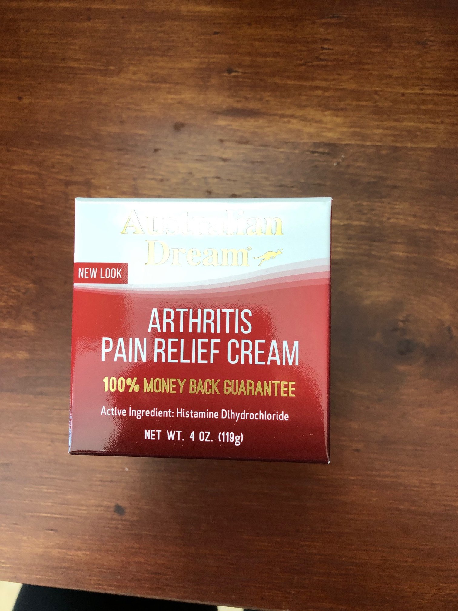 Australian Dream Arthritis Pain Relief Cream 4 oz By Nature's Health Connection USA 