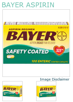 Bayer Aspirin Caplet 325 mg Caplet 100 By Bayer Corp/Consumer Health USA 