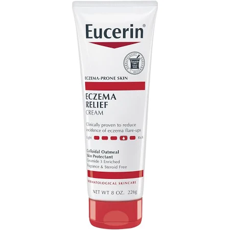 Pack of 12-Eucerin Eczema Relief Crème 8 oz By Beiersdorf/Consumer Prod USA 