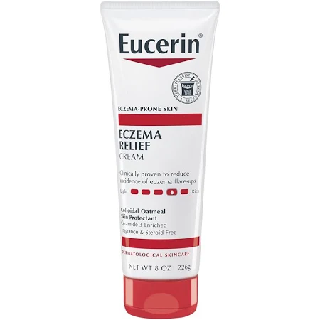 Eucerin Eczema Relief Crème 8 oz By Beiersdorf/Consumer Prod USA 