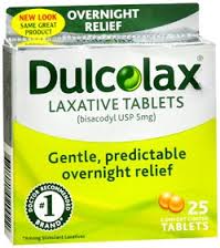 Case of 36-Dulcolax 5 mg Tablet 25 By Chattem Drug & Chem Co USA 