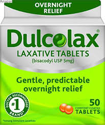 Case of 36-Dulcolax 5 mg Tablet 50 By Chattem Drug & Chem Co USA 