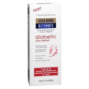 Gold Bond Ultimate Diabetic Foot Cream Footdiabet 3.4 oz By Chattem Drug & Chem Co USA 