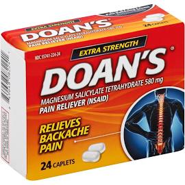 Doans Erxtra Strength Caplets Capsule 580 mg 24 By Emerson Healthcare USA 