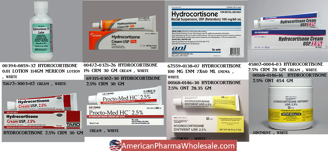 Rx Item-Hydrocortisone 2.5% 28.35 GM Ointment by Fougera Pharma USA 