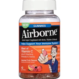 Airborne Chewable Berry Gum 42 By RB Health  USA 