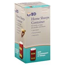 BD Sharps Container 323487 Home 1.4Qt. By Becton Dickinson/Diabetes Care USA 