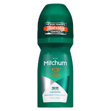 Case of 24-Mitchum Men Roll-On Unscented Deodorant 3.4 oz By Revlon USA 