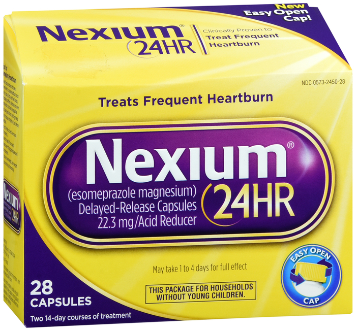 Case of 24-Nexium 24HR OTC 20 mg Capsule 20 mg 28 By Glaxo Smith Kline Consumer Hc USA 