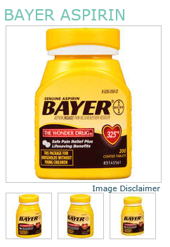 Bayer Aspirin 325 mg Tablet 200 By Bayer Corp/Consumer Health USA 