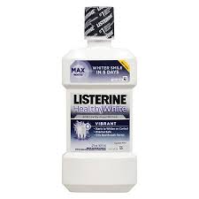 Listerine Whitening Vibrant Liquid 16 oz By J&J Consumer USA 