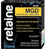 Case of 24-Retain Mgd Ophthalmic Emulsion Sol 30X0.4 ml By Ocusoft USA 