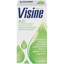 Case of 36-Visine Ac Allergy Red Relief Drops 0.5 oz By J&J Consumer USA 