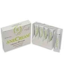 Anecream 4 % Cream 5X5gm Lidocaine 4% Cream Tube 5X5 gm By Focus Health Group USA 