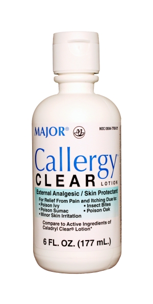 Callergy Lotion Clear Generic Caladryl Lotion 6 oz By Major Pharma USA 