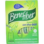 Pack of 12-Benefiber Stick Packs Unflavored Powder 28 By Glaxo Smith Kline Consumer Hc USA 