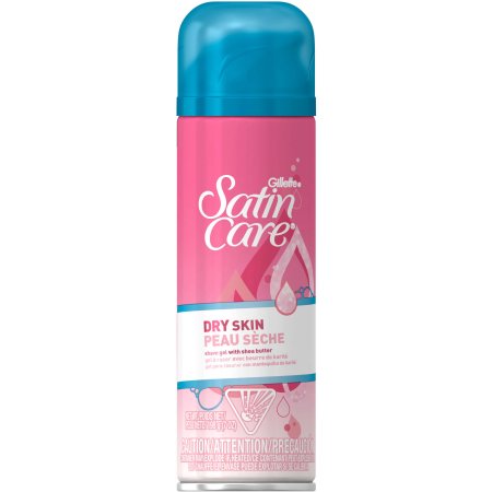 Gillette Satin Care Shave Gel Dry Sk Gel 7 oz By Procter & Gamble Dist Co USA 