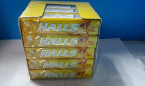 Pack of 12-Halls Stick Honey Lemon Lozenge 20X9 By Mondelez Global USA 
