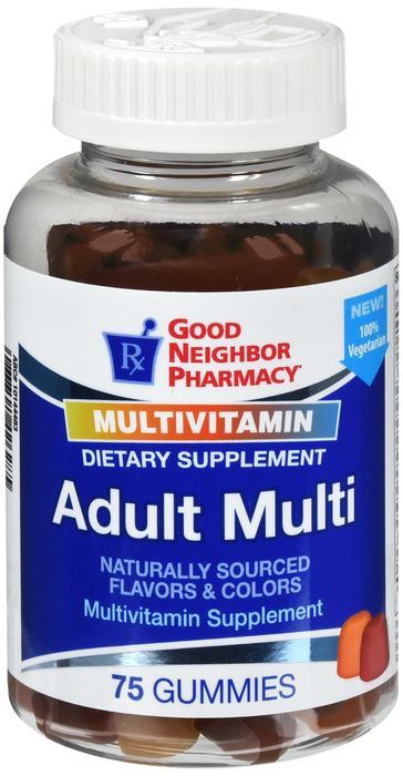 Good Neighbor Pharmacy Adult Multi Vitamins Gummy 75 By GNP Items USA 