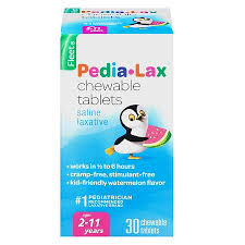 Case of 24-Fleetfleet Pedia-Lax Chewable Tablet Wtrmeln Tab 30 By Medtech USA 