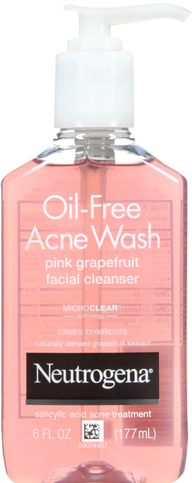 Pack of 12-Neutrogena O/F Cleanser Pink Grapefruit Liquid 6 oz By J&J Consumer USA 