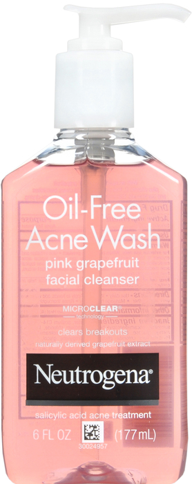 Neutrogena O/F Cleanser Pink Grapefruit Liquid 6 oz By J&J Consumer USA 