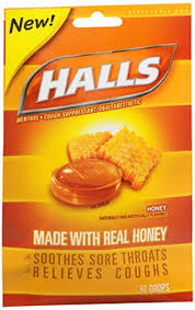 Halls Bag Honey Cough Drops 30 By Mondelez Global USA 