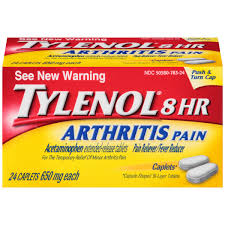 Case of 72-Tylenol Arthritis 8HR Caplet 24 By J&J Consumer USA 