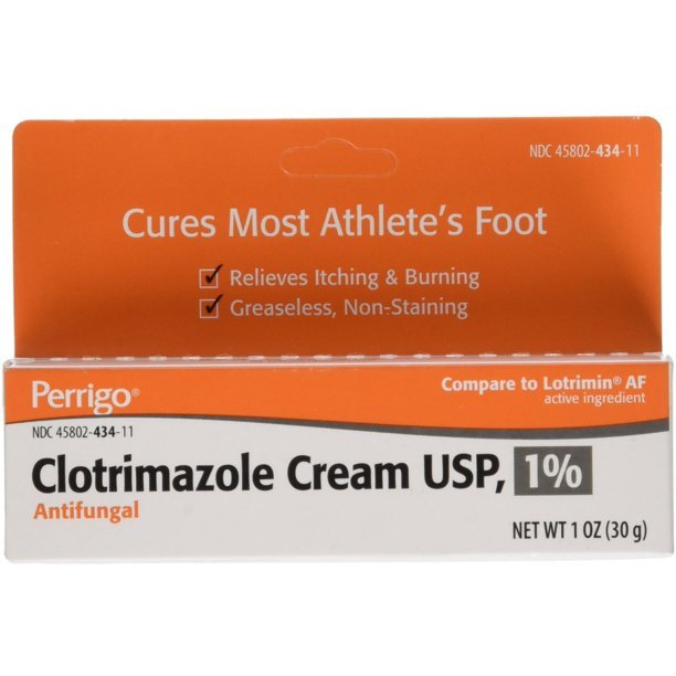Case of 36-Clotrimazole 1% Cream 1% 28 gm By Perrigo Co USA 