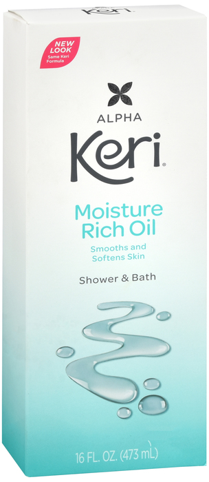 Alpha Keri Shower And Bath Moisture Rich Oil 16 oz By Emerson Healthcare USA 