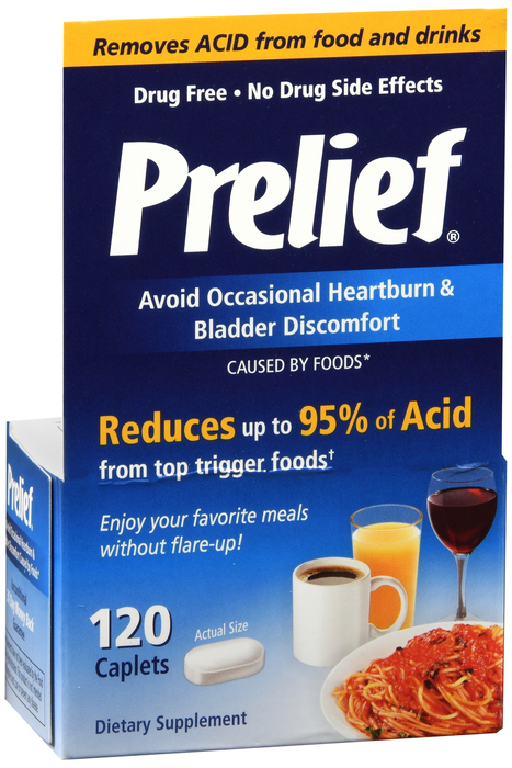 Case of 24-Prelief Dietary Supplement Tablet 120 By Emerson Healthcare USA 