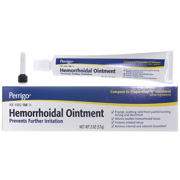 Case of 72-Hemorrhoidal Ointment 2 oz By Perrigo Co USA 