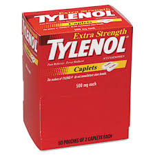 Case of 36-Tylenol Extra Strength Display Pack Caplet 50X2 By J&J Consumer USA 