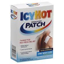 Case of 24-Icy Hot Patch Max Strength Patch 5 By Chattem Drug & Chem Co USA 