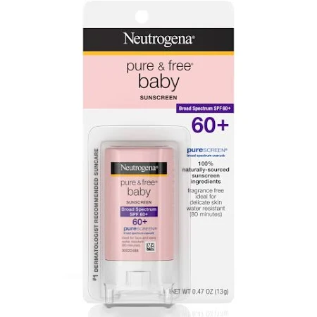 Neutrogena Sun Baby Pure SPF 60 Stick 0.47 oz By J&J Consumer USA 