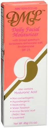 Case of 72-DML Moisturizing Cream Face SPF 25 Cream 45 gm By Person & Covey USA 