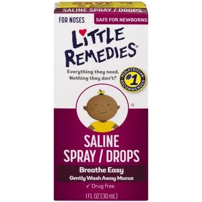 Case of 36-Little Noses Saline Spray Drops 30 ml By Medtech USA 