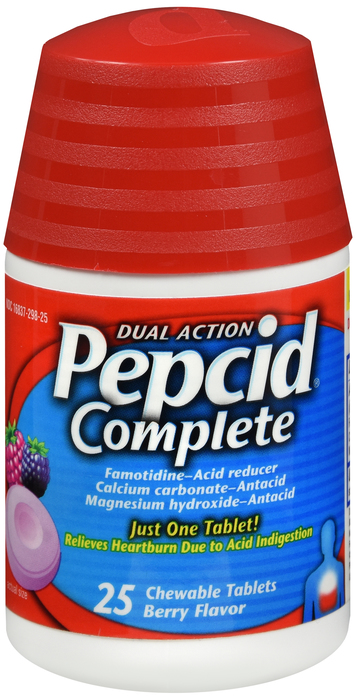 Pack of 12-Pepcid Cmplte Berry Tab 25 By J&J Consumer USA 