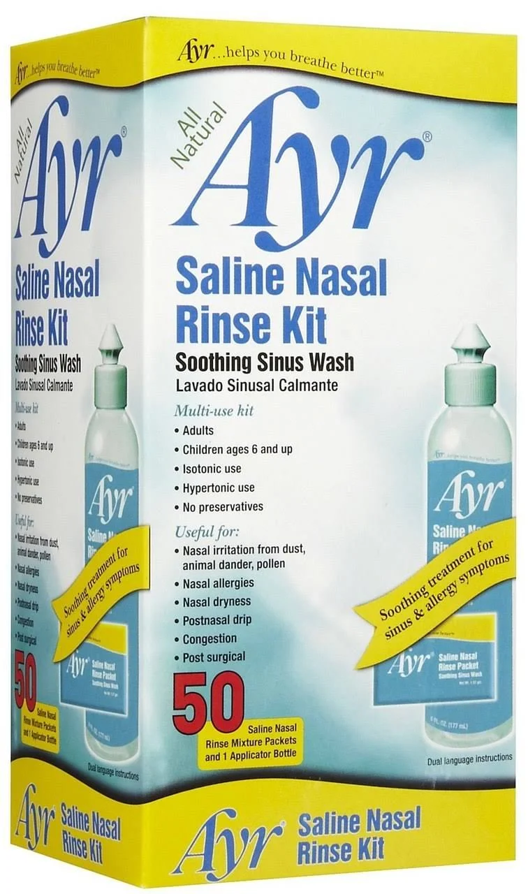 Ayr Saline Nasal Rinse Kit Refills 100 - B.F. Ascher & Company, Inc.