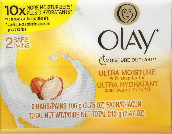 Case of 24-Olay Ultra Moisture 2 Bar Soap Bar 2X7.5 oz By Procter & Gamble Dist Co USA 