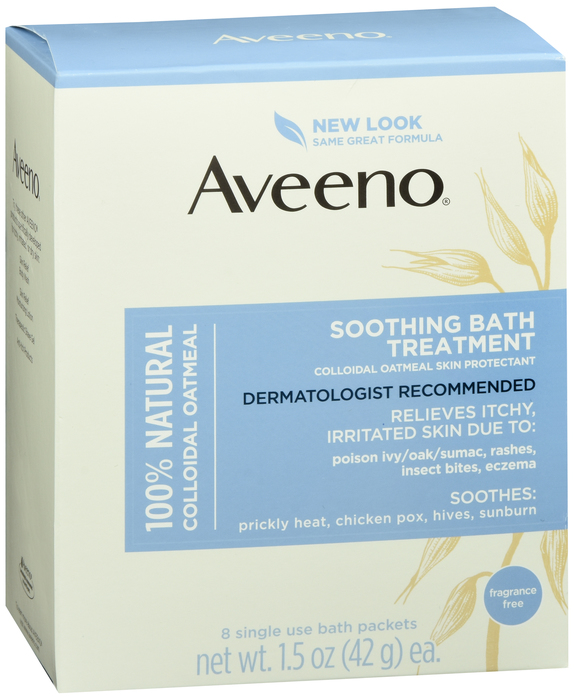 Aveeno Bath Packet Regular 8X12 oz By J&J Consumer USA 