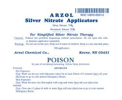 Rx Item-Silver Nitrate APPLPLASTC 100 APL by Arzol Chemical Co 