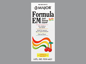 Case of 48-Formula Em 4oz Major Liquid 4 oz By Major Pharma USA 