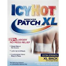 Case of 24-Icy Hot Back Patch 3 By Chattem Drug & Chem Co USA 