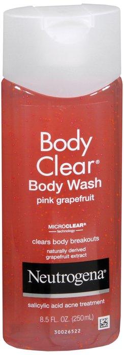 Pack of 12-Neutrogena Body Clear Wash Grapefruit Wash 8.5 oz By J&J Consumer USA 