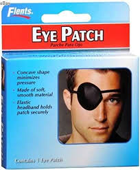 Case of 72-Eye Patch Black Flents Single Api Patch By Apothecary Products USA 