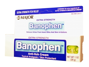 Pack of 12-Banophen Anti-Itch 2% Cream Generic Benadryl 1 oz By Major Pharma USA 