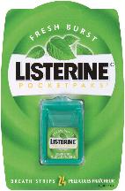 Listerine Pocket Pk Fresh Burst Strip 12X24 By J&J Consumer USA 